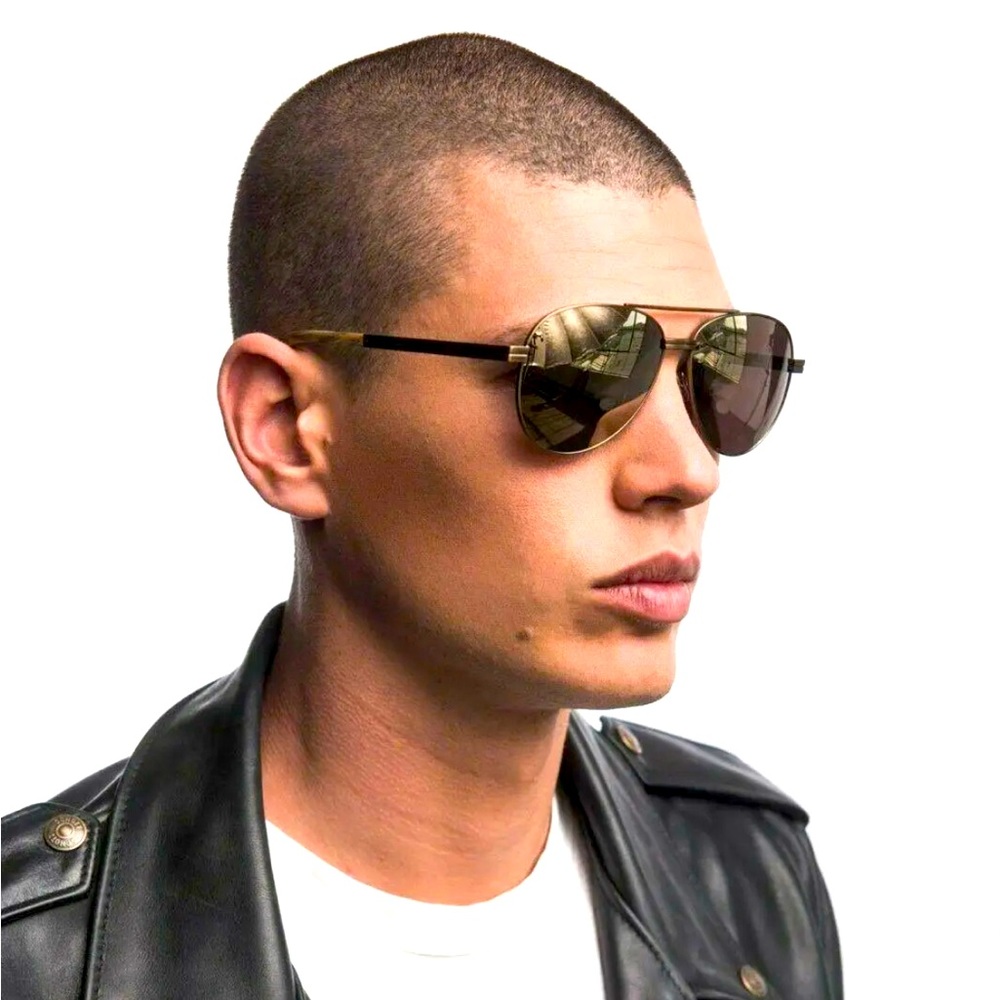 SAINT OWEN SUNGLASSES, TITANIUM FRAME,GONZO ANTIQUE GOLD | GOLD